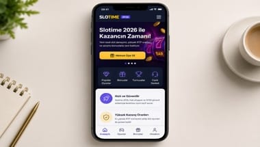 Slotime Mobil Web Görünümü