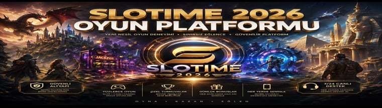 Slotime 2026 Banner Görseli